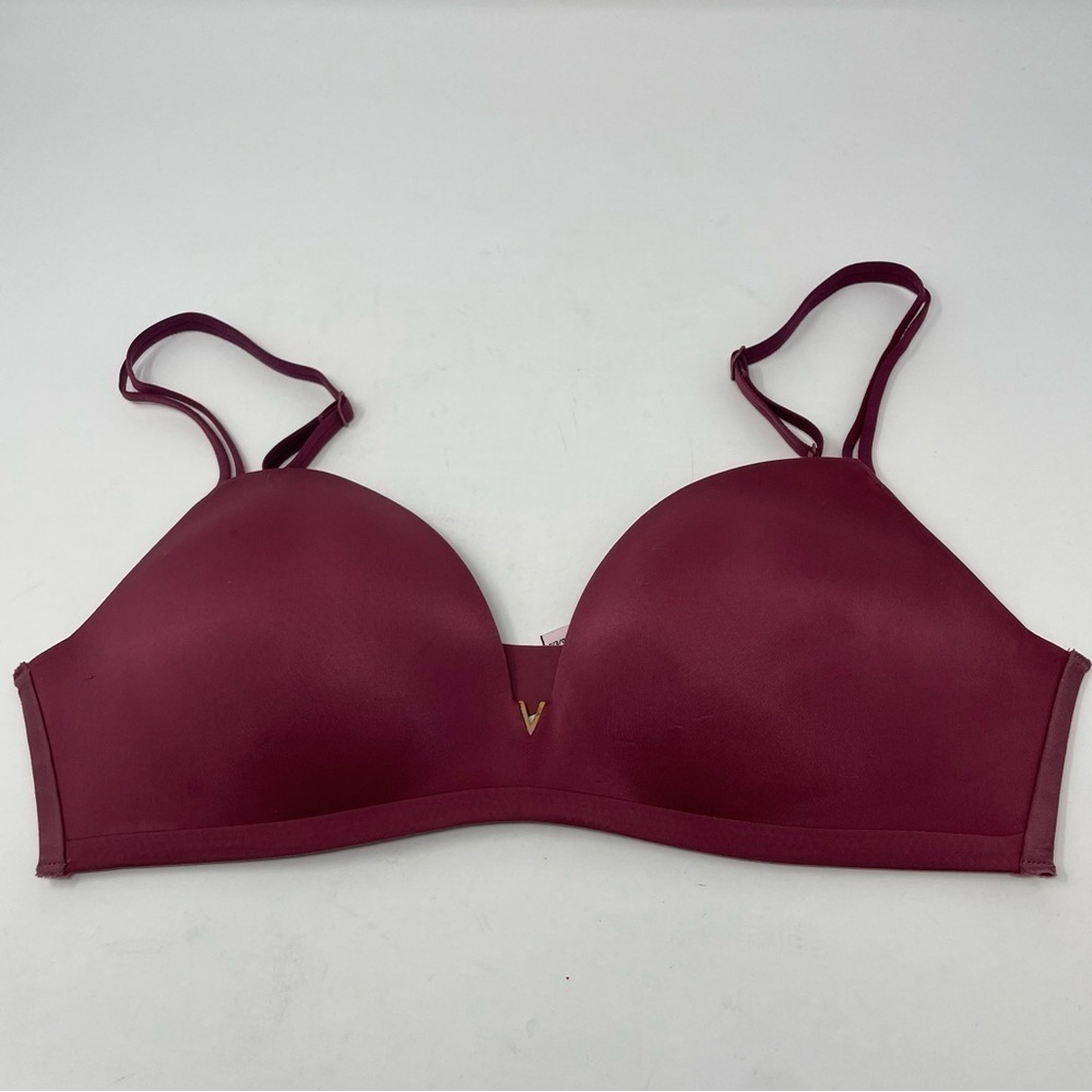 Victoria’s Secret Maroon Padded No Wire Bra 34D